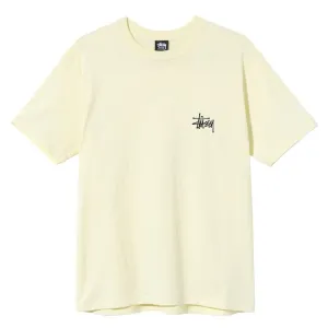 Stussy Basic Logo T-Shirt Pale Yellow