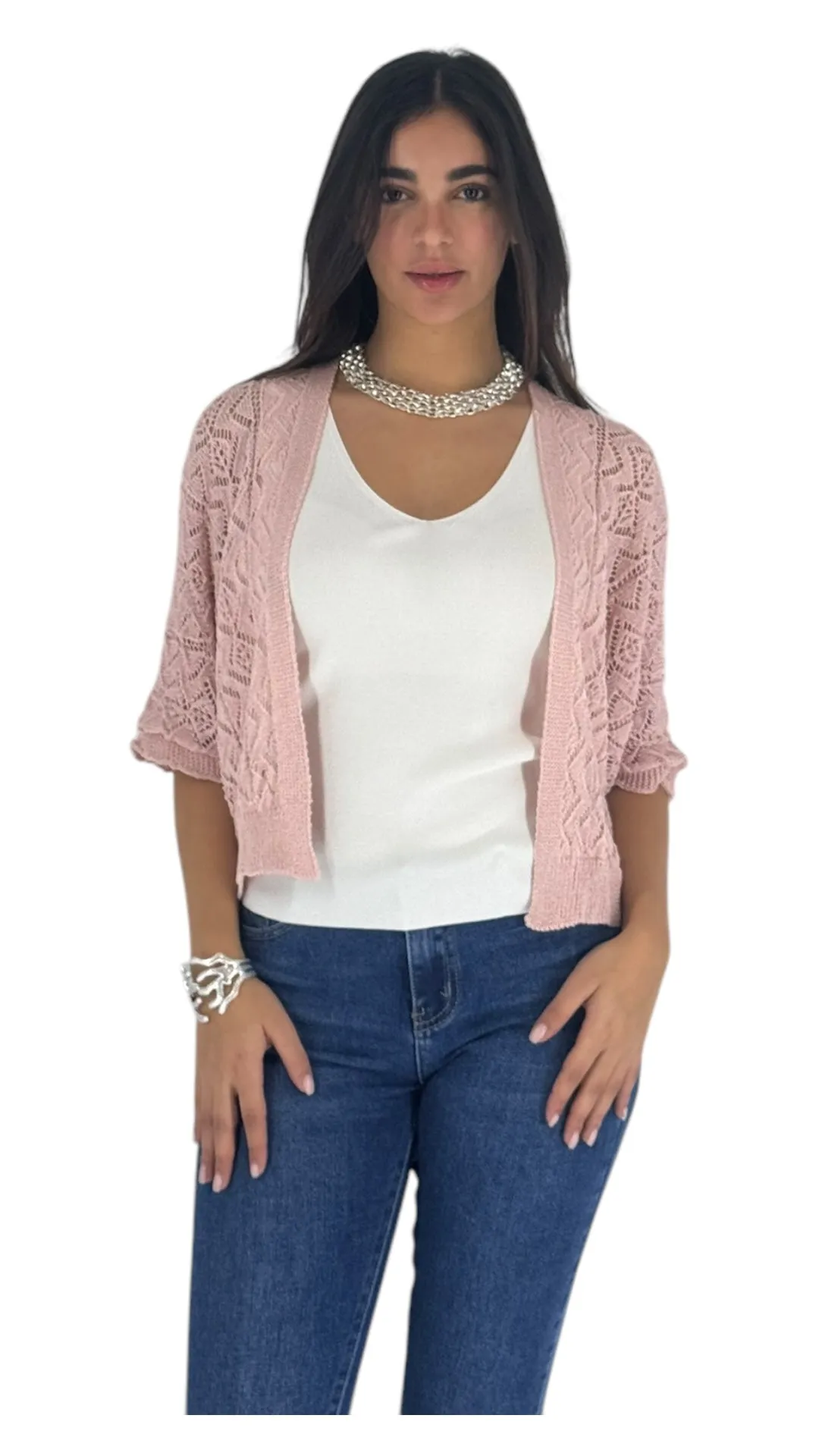 Sugar pink cardigan