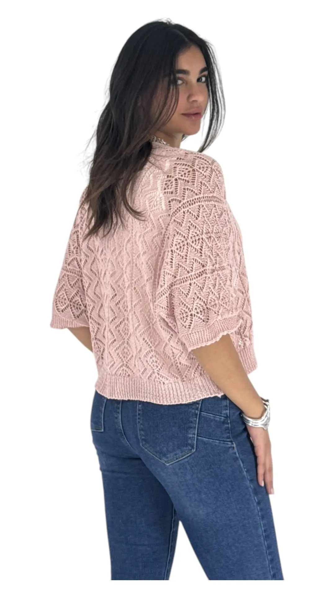 Sugar pink cardigan