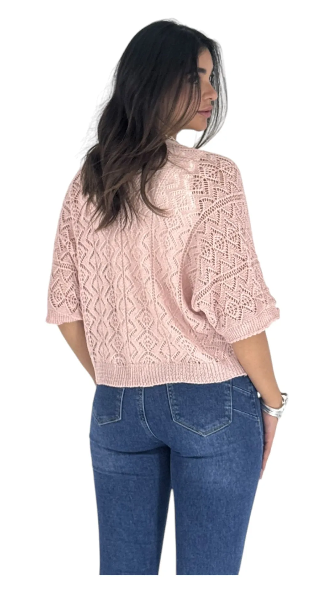 Sugar pink cardigan