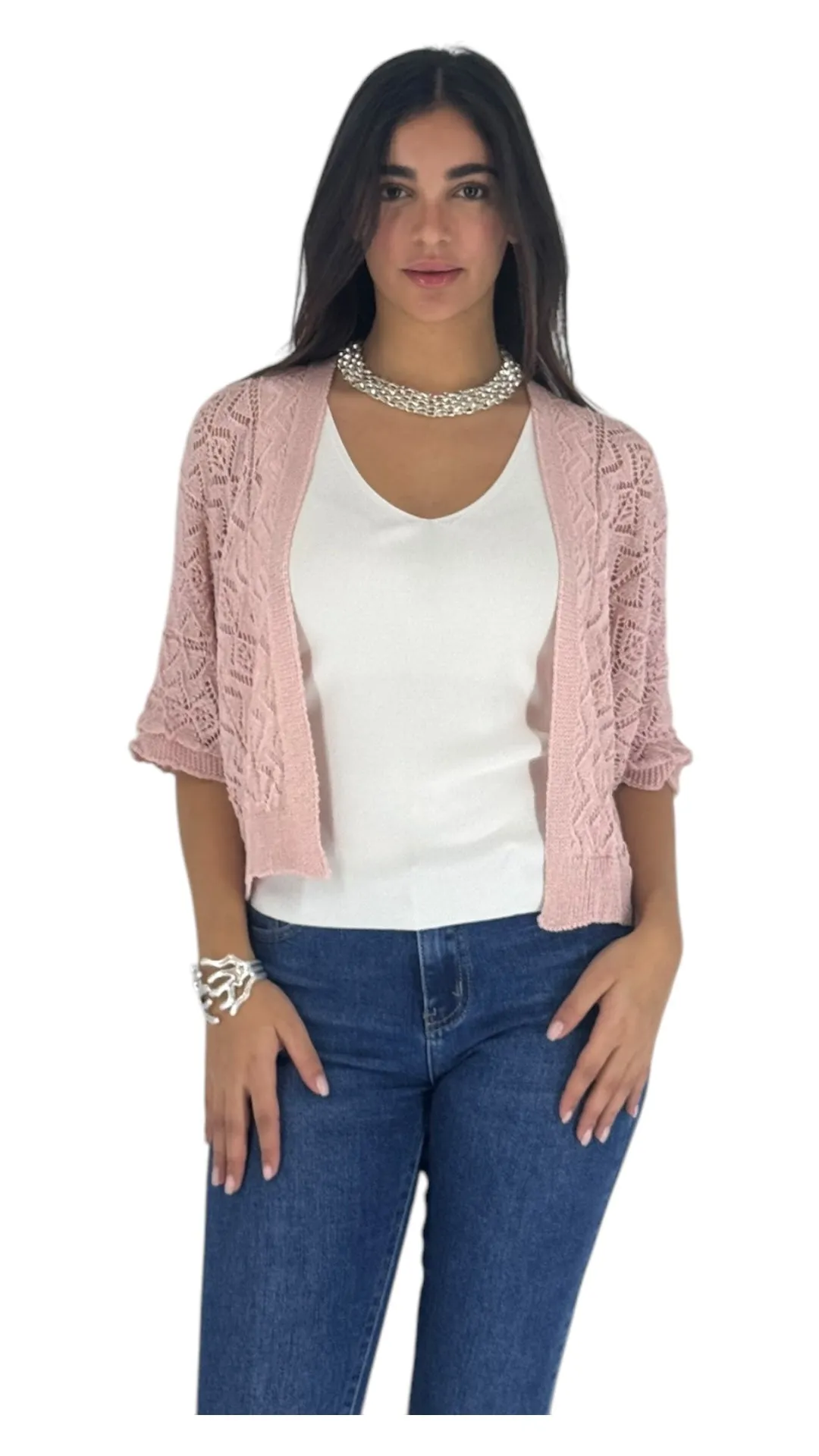 Sugar pink cardigan