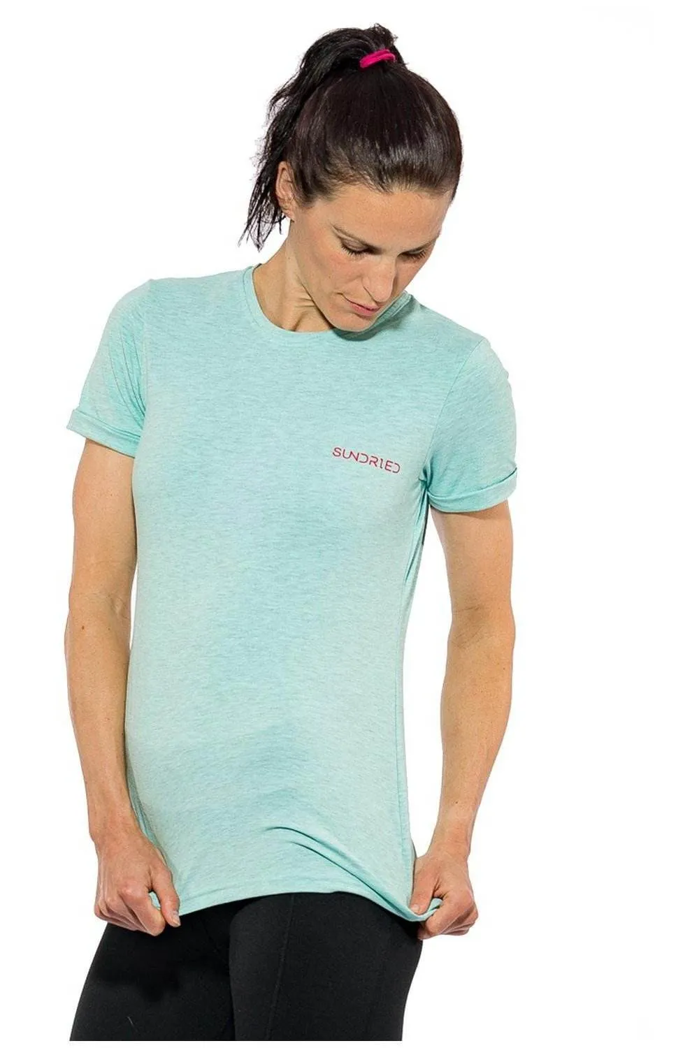 Sundried Whitney Women's Rolled Sleeve Cotton T-Shirt