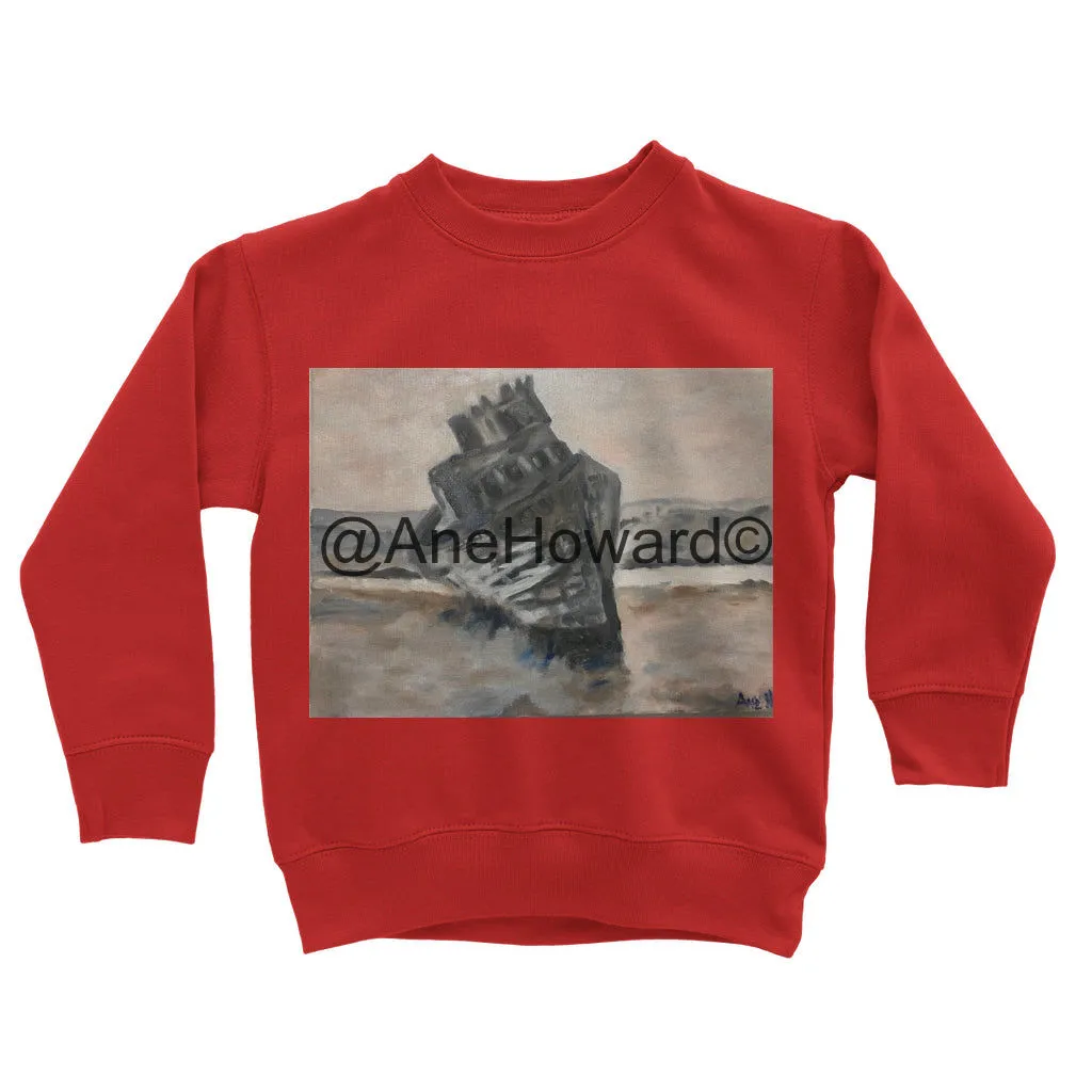 Sunken Ship Classic Kids Cotton Sweatshirt
