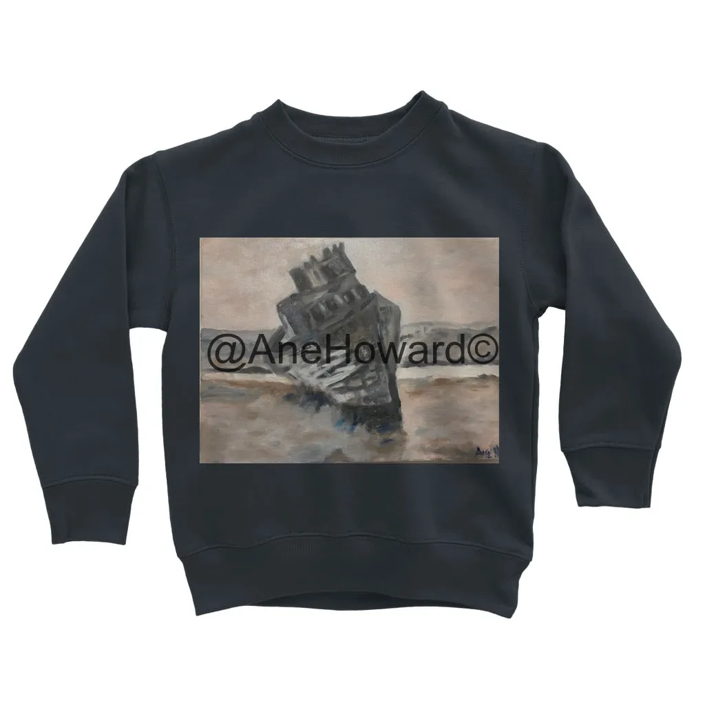 Sunken Ship Classic Kids Cotton Sweatshirt