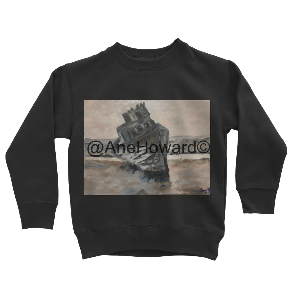 Sunken Ship Classic Kids Cotton Sweatshirt