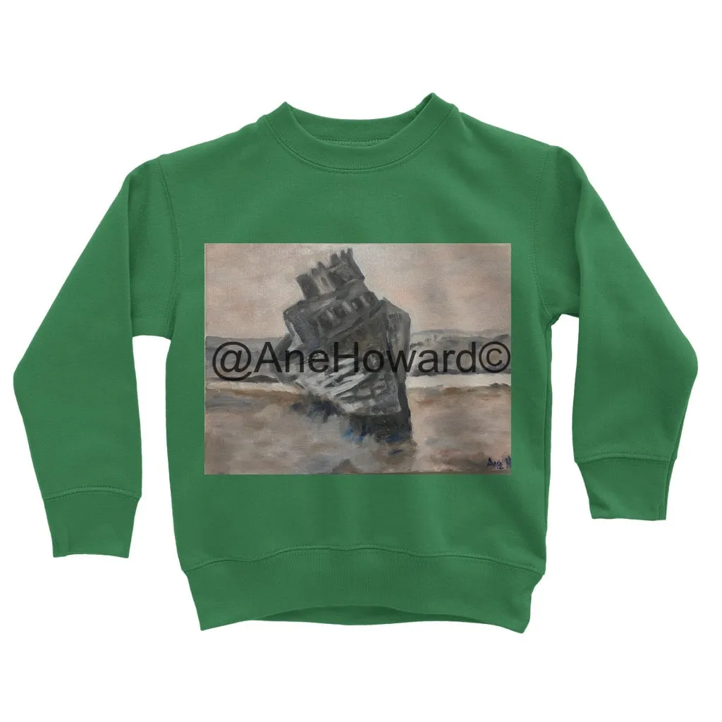 Sunken Ship Classic Kids Cotton Sweatshirt