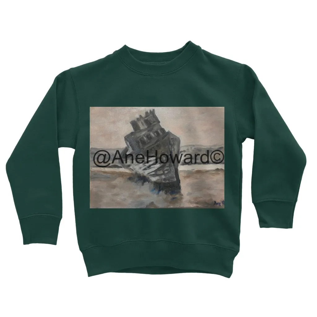 Sunken Ship Classic Kids Cotton Sweatshirt