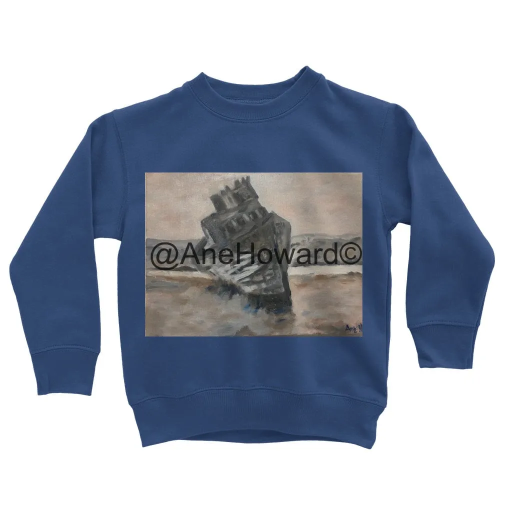 Sunken Ship Classic Kids Cotton Sweatshirt