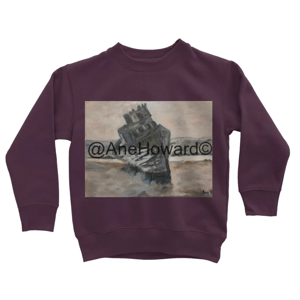 Sunken Ship Classic Kids Cotton Sweatshirt