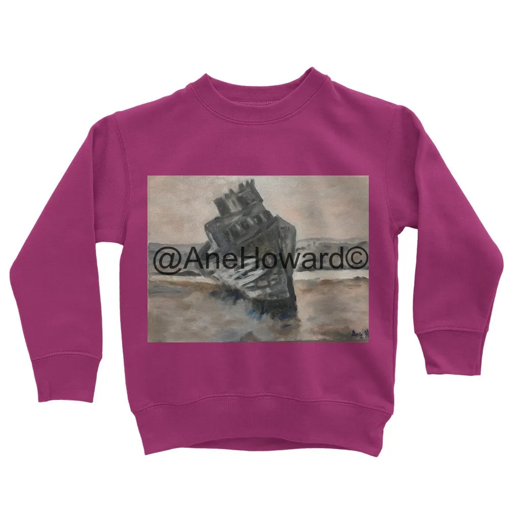 Sunken Ship Classic Kids Cotton Sweatshirt