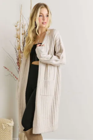 Super Soft Rib Knit Cardigan
