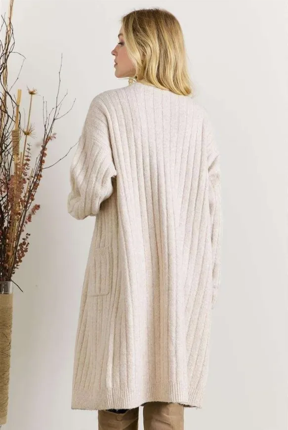 Super Soft Rib Knit Cardigan