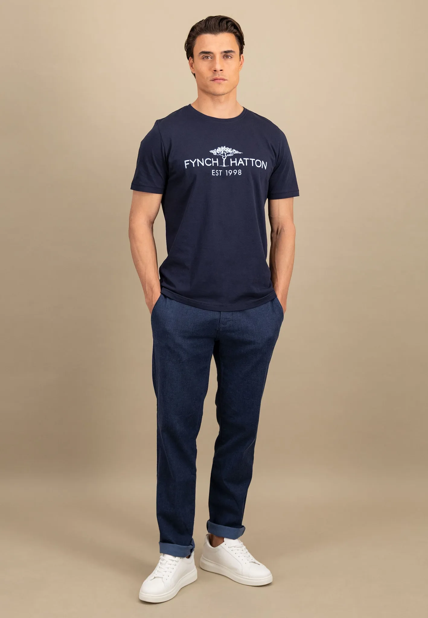 T-Shirt aus Baumwolle mit Logo-Print
