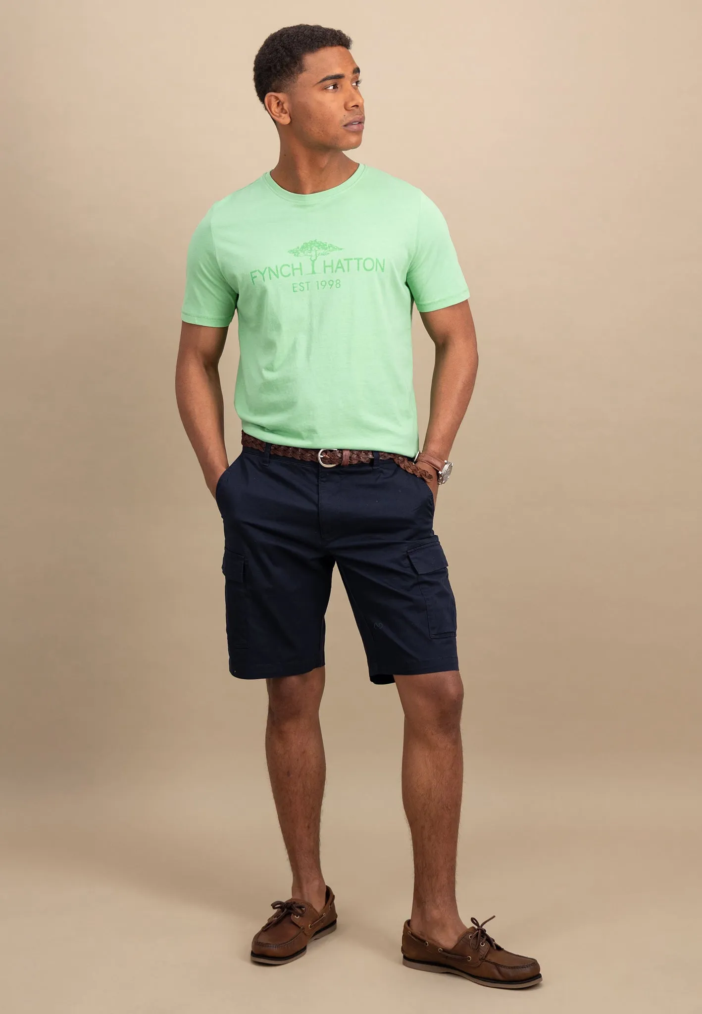 T-Shirt aus Baumwolle mit Logo-Print