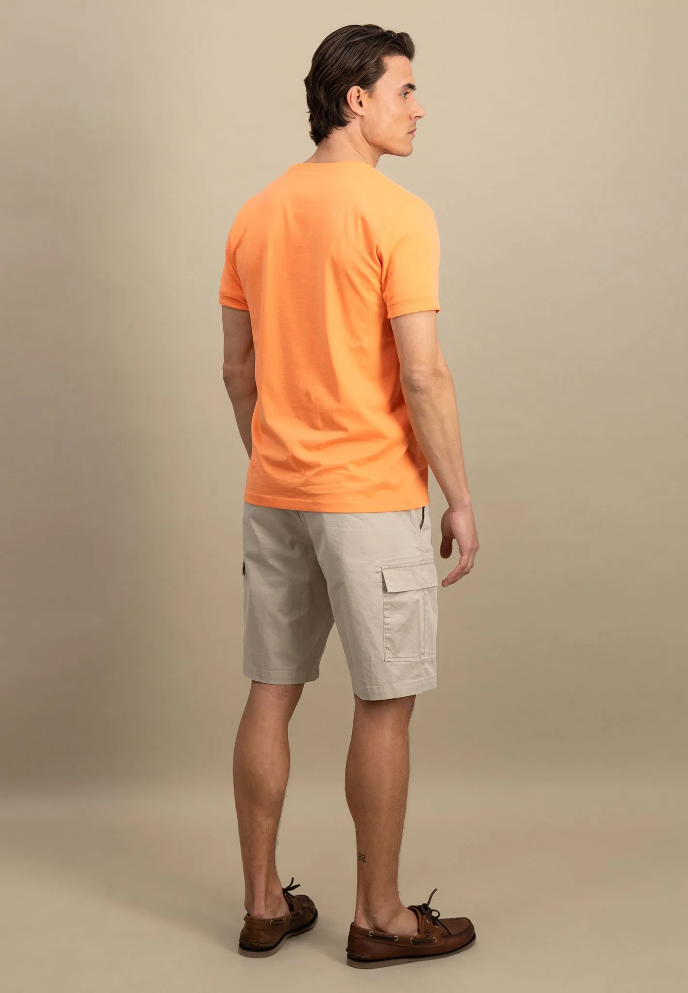T-Shirt aus Baumwolle mit Rundhalsausschnitt