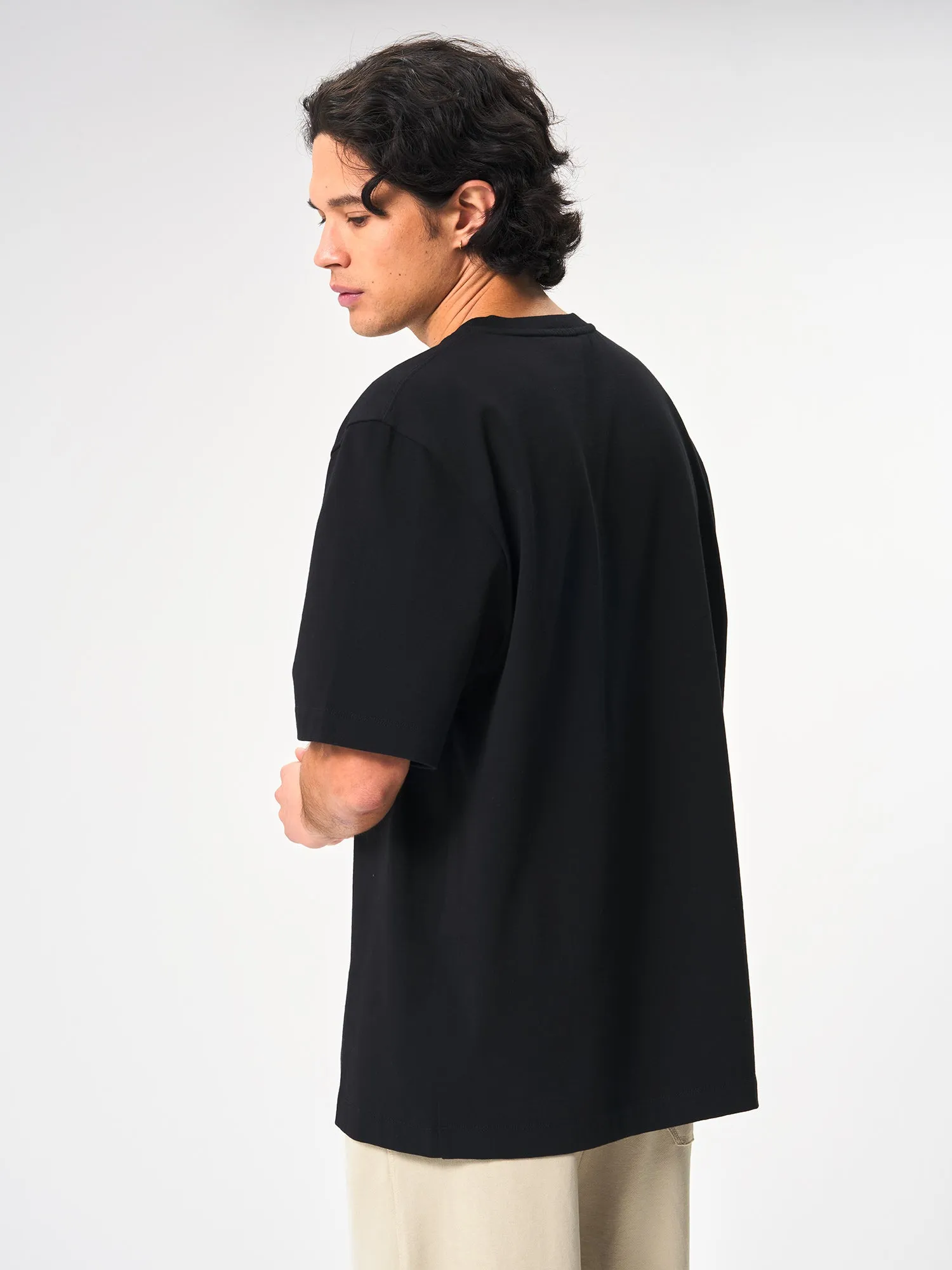 T-Shirt Cotton - Black (Male)