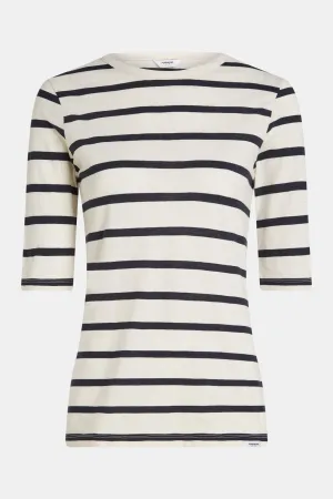 T-SHIRT STRIPE (TUCSON) ECRU - NAVY