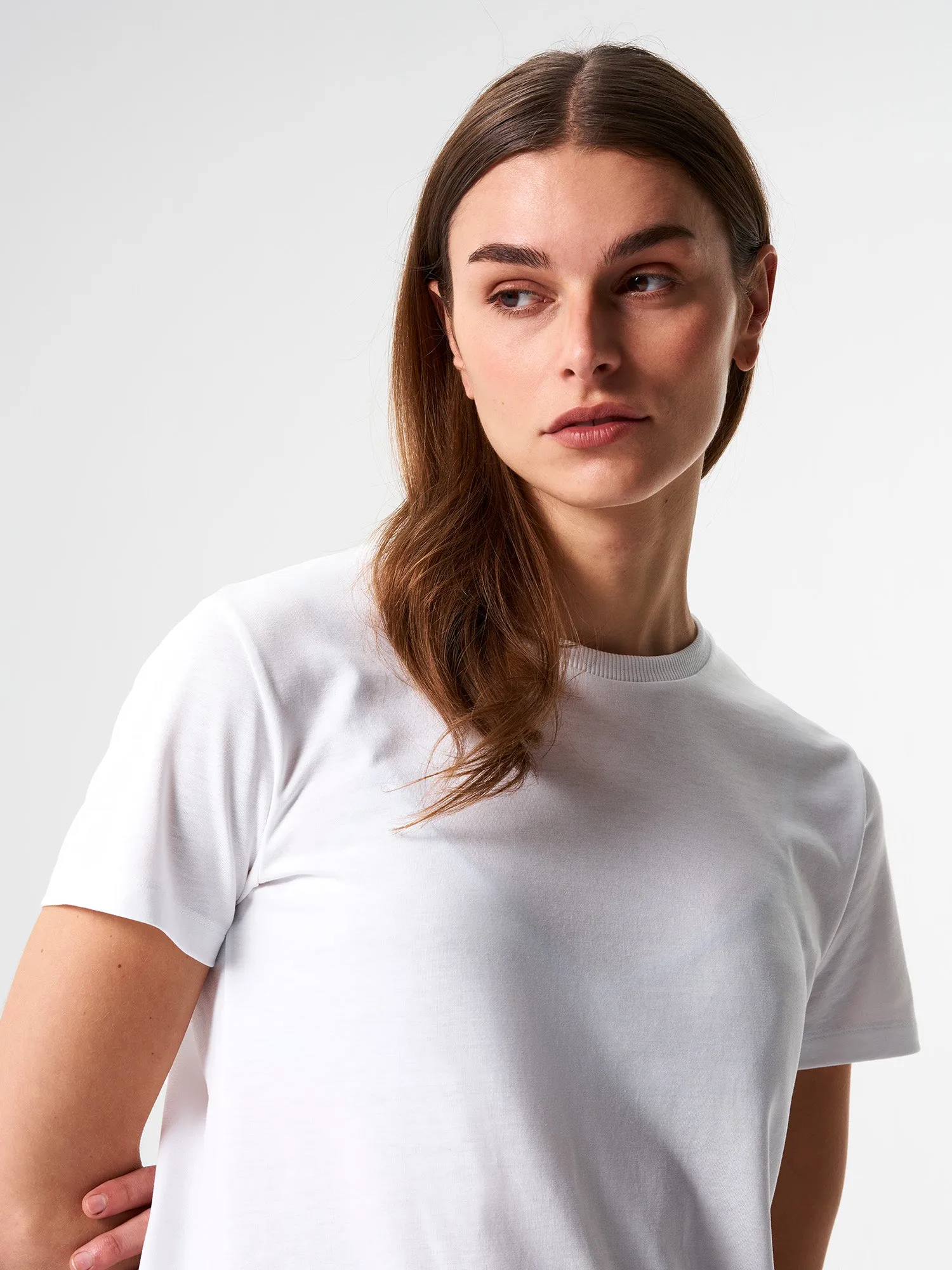 T-Shirt TENCEL™ - Wooden White (Female)
