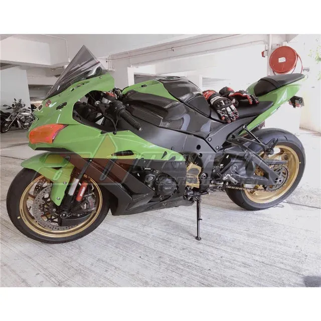 Tank Side Panel For Kawasaki Zx10r 2016 2017 2018 2021 Full Carbon Fiber 100% Twill