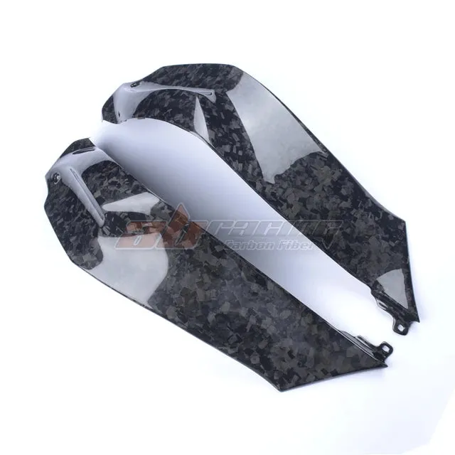 Tank Side Panel For Kawasaki Zx10r 2016 2017 2018 Full Forged Carbon Fiber 100% Twill