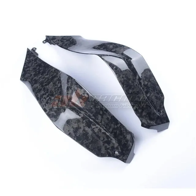 Tank Side Panel For Kawasaki Zx10r 2016 2017 2018 Full Forged Carbon Fiber 100% Twill