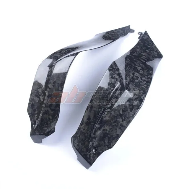 Tank Side Panel For Kawasaki Zx10r 2016 2017 2018 Full Forged Carbon Fiber 100% Twill