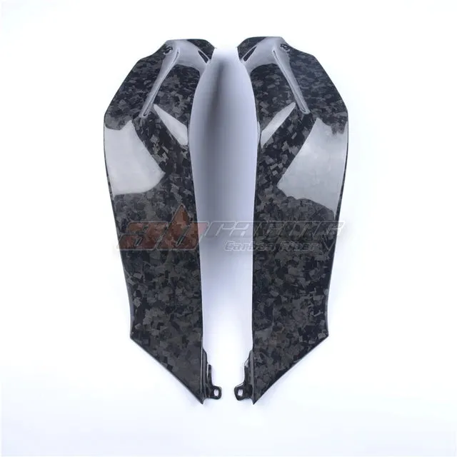 Tank Side Panel For Kawasaki Zx10r 2016 2017 2018 Full Forged Carbon Fiber 100% Twill