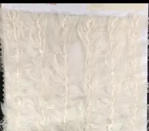 Tassel-Insert Chiffon - White