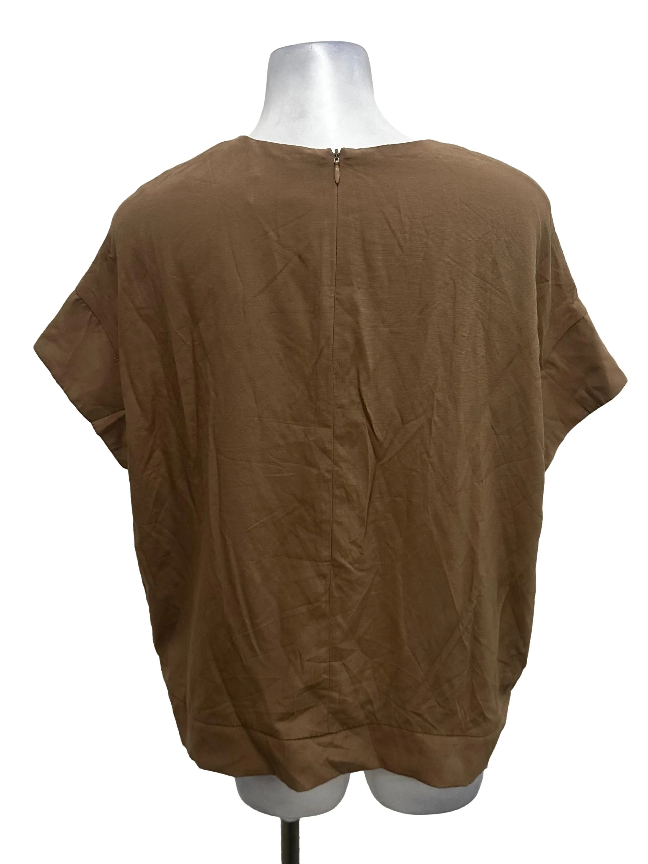 Tawny Brown Basic Top OSN