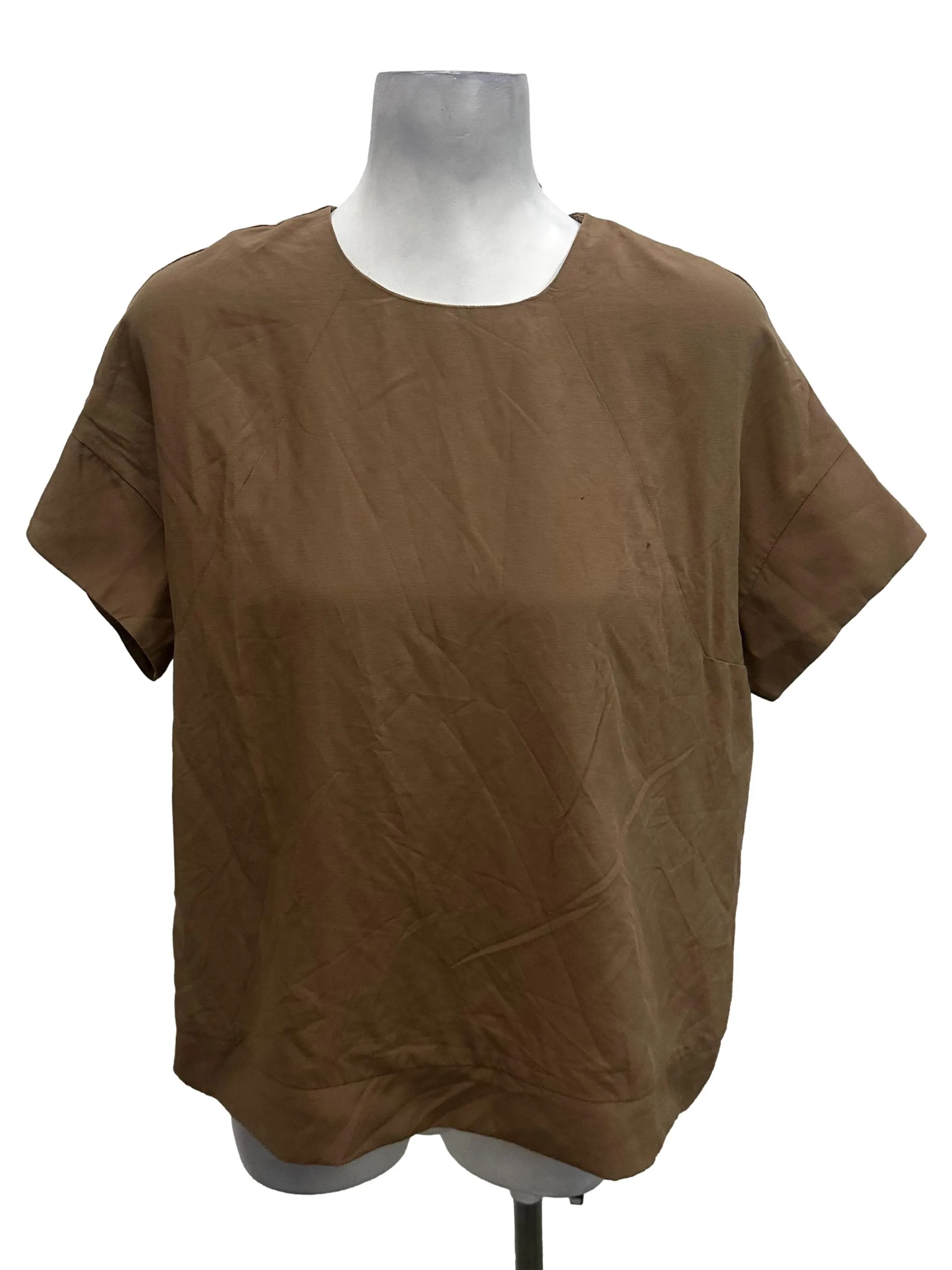 Tawny Brown Basic Top OSN