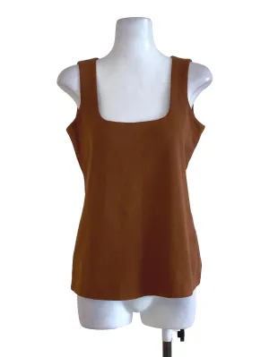 Tawny Plain Tank Top