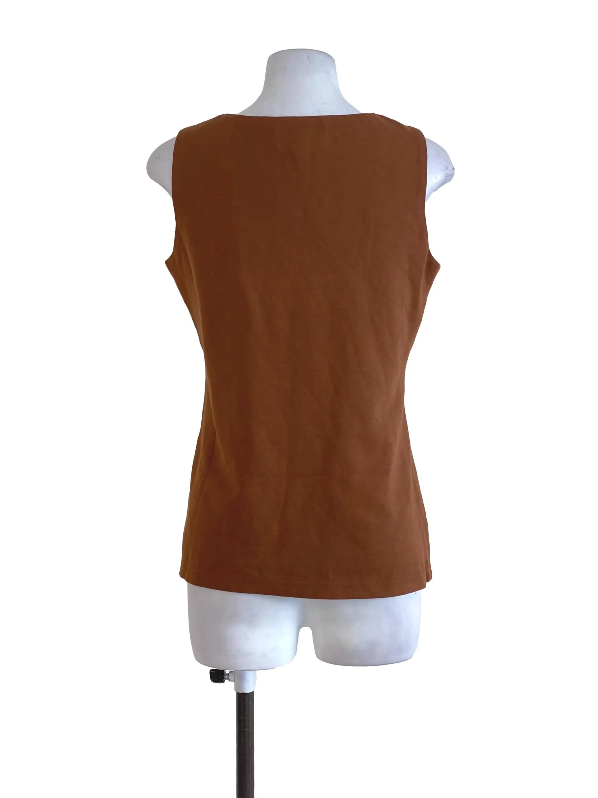 Tawny Plain Tank Top