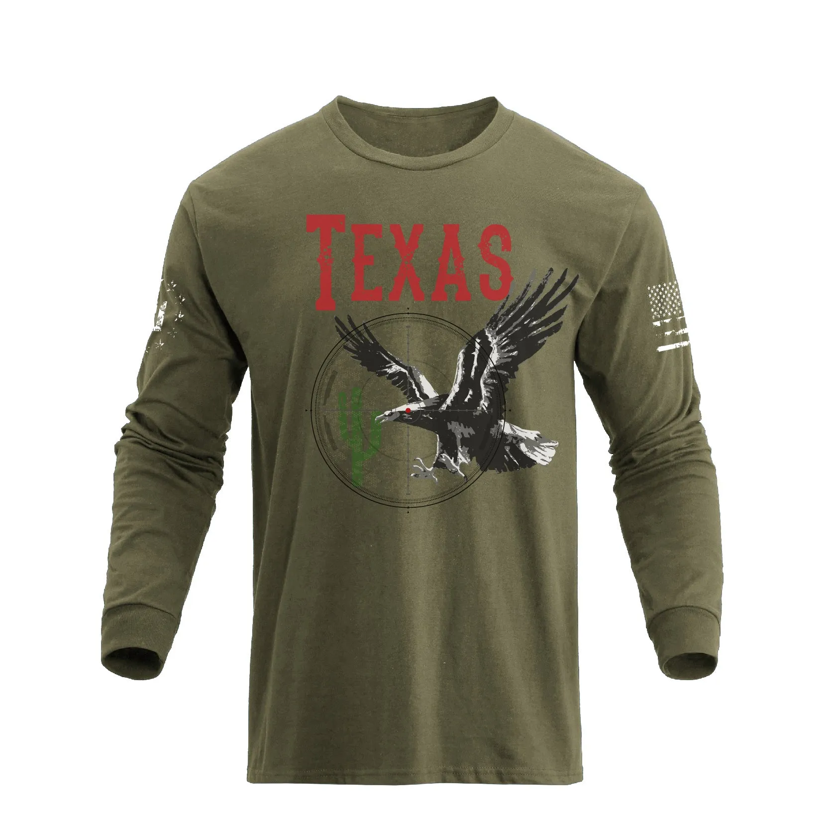 TEXAS GRAPHIC LONG SLEEVE T-SHIRT