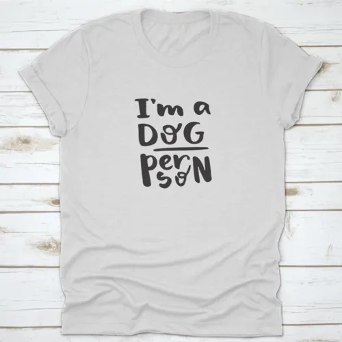 Text Print For A Proud Dog Lover "I'M A Dog Lover"