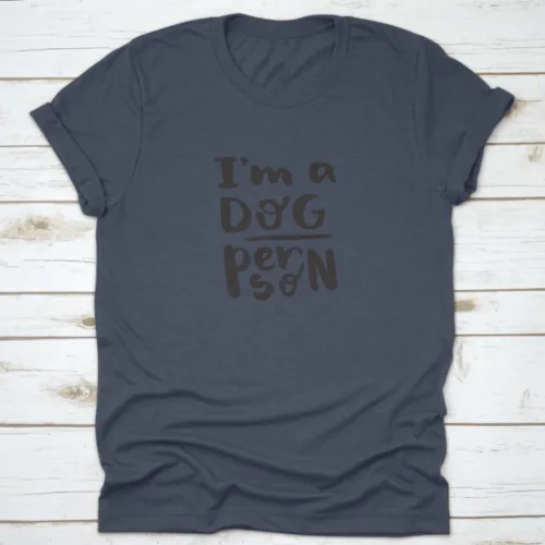 Text Print For A Proud Dog Lover "I'M A Dog Lover"