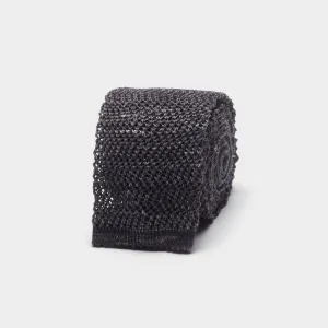 The Charcoal Woodmere Knit Tie