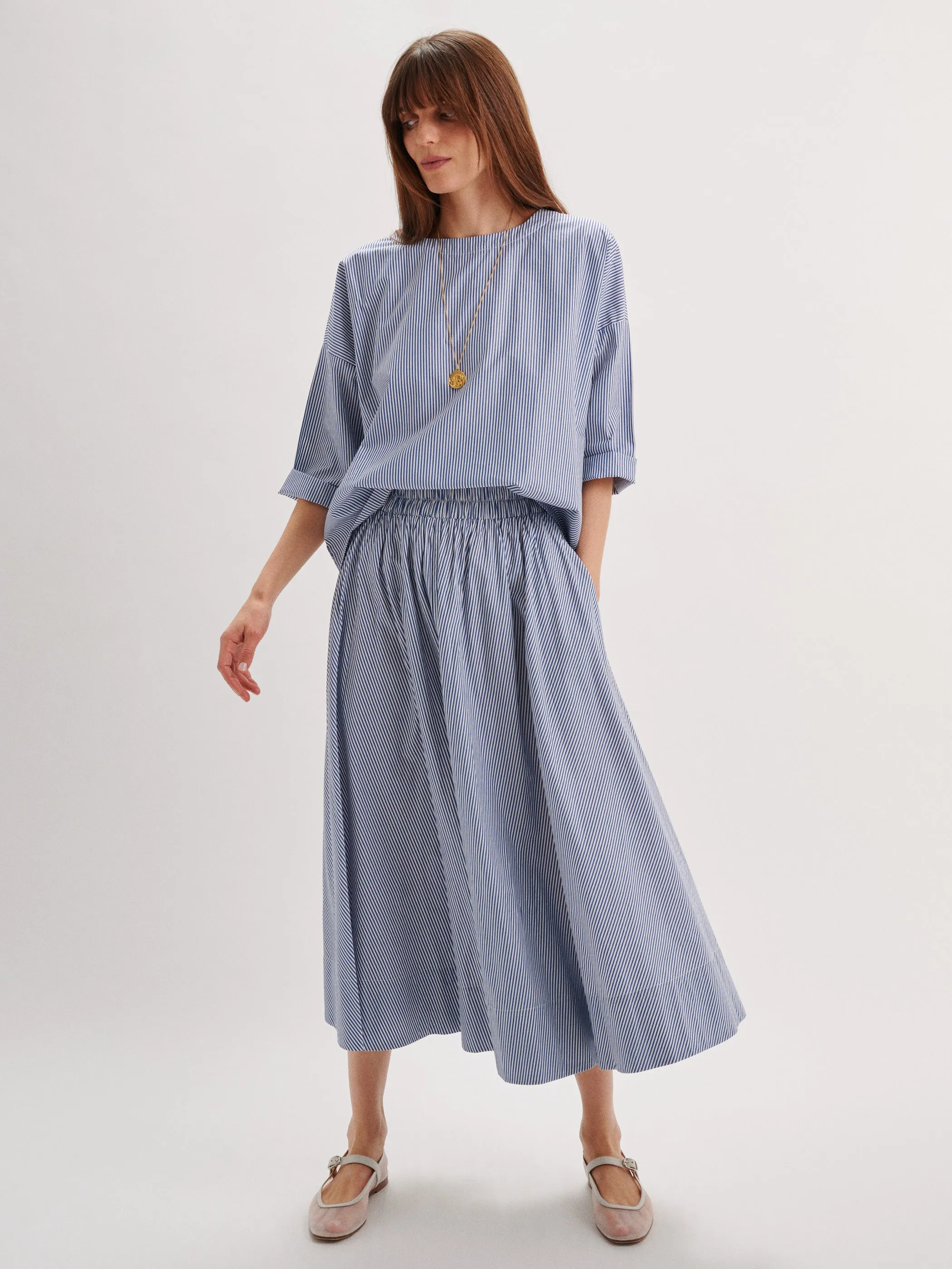 The Saria Top in Cotton Poplin