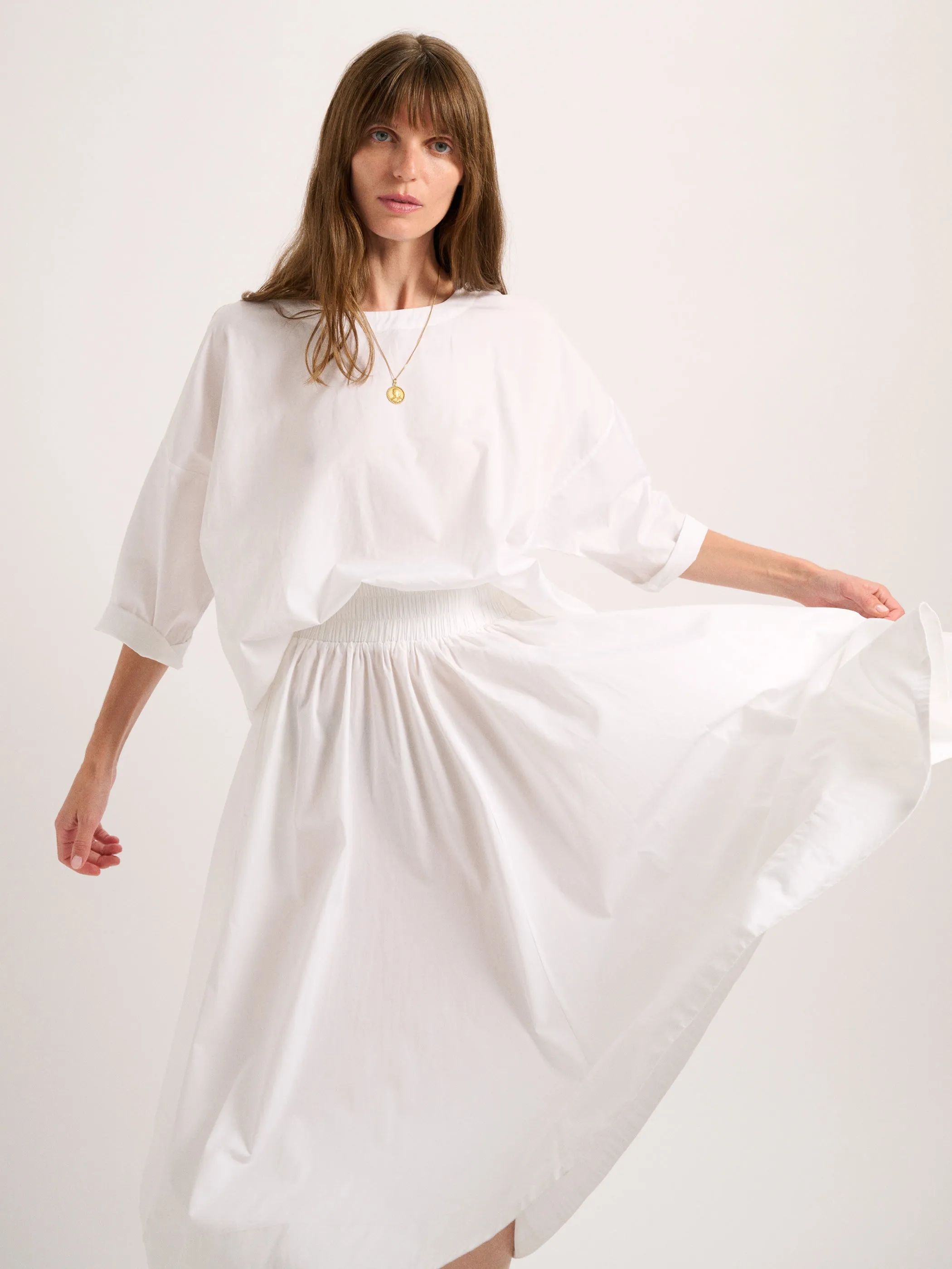 The Saria Top in Cotton Poplin
