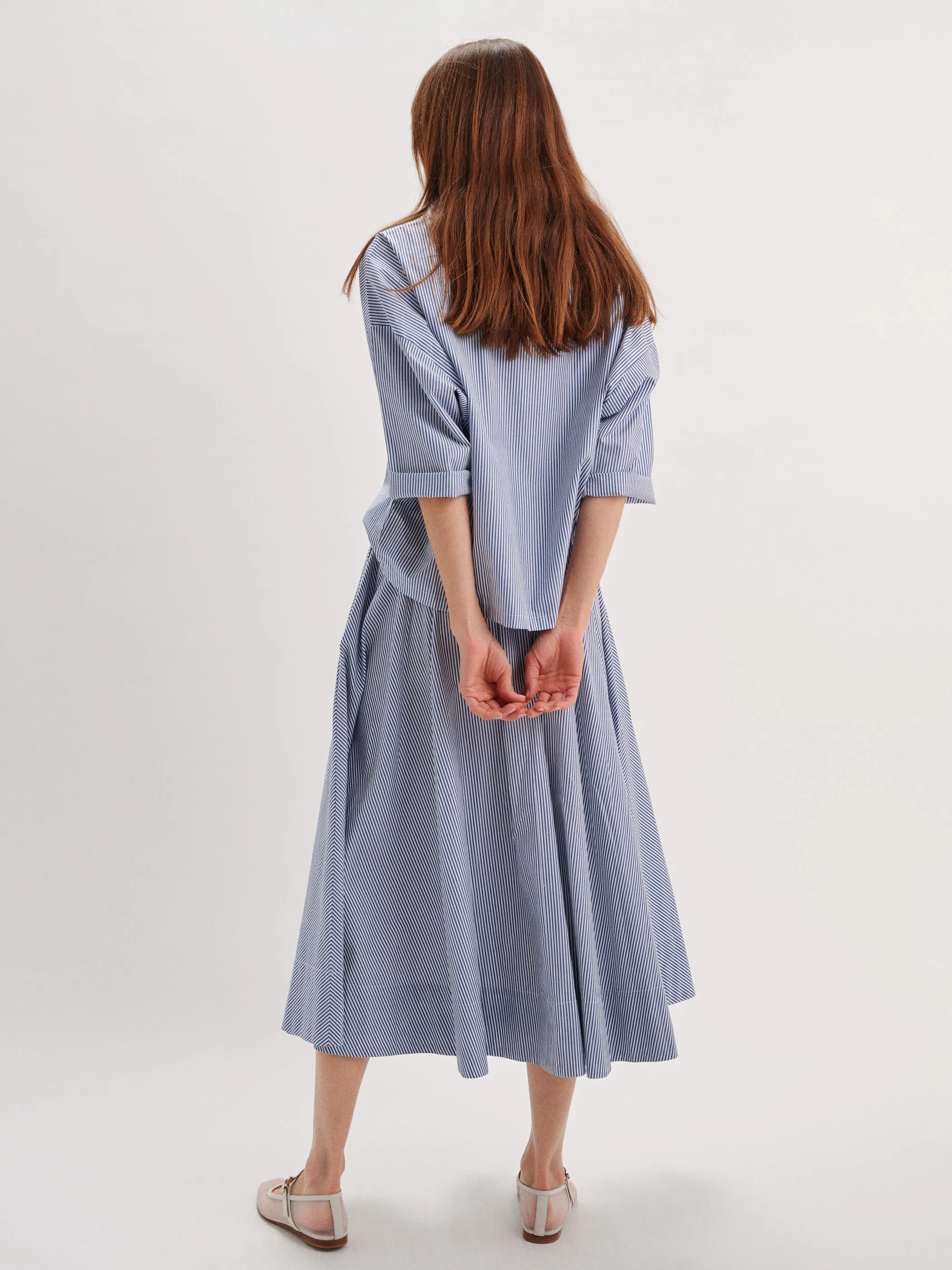 The Saria Top in Cotton Poplin