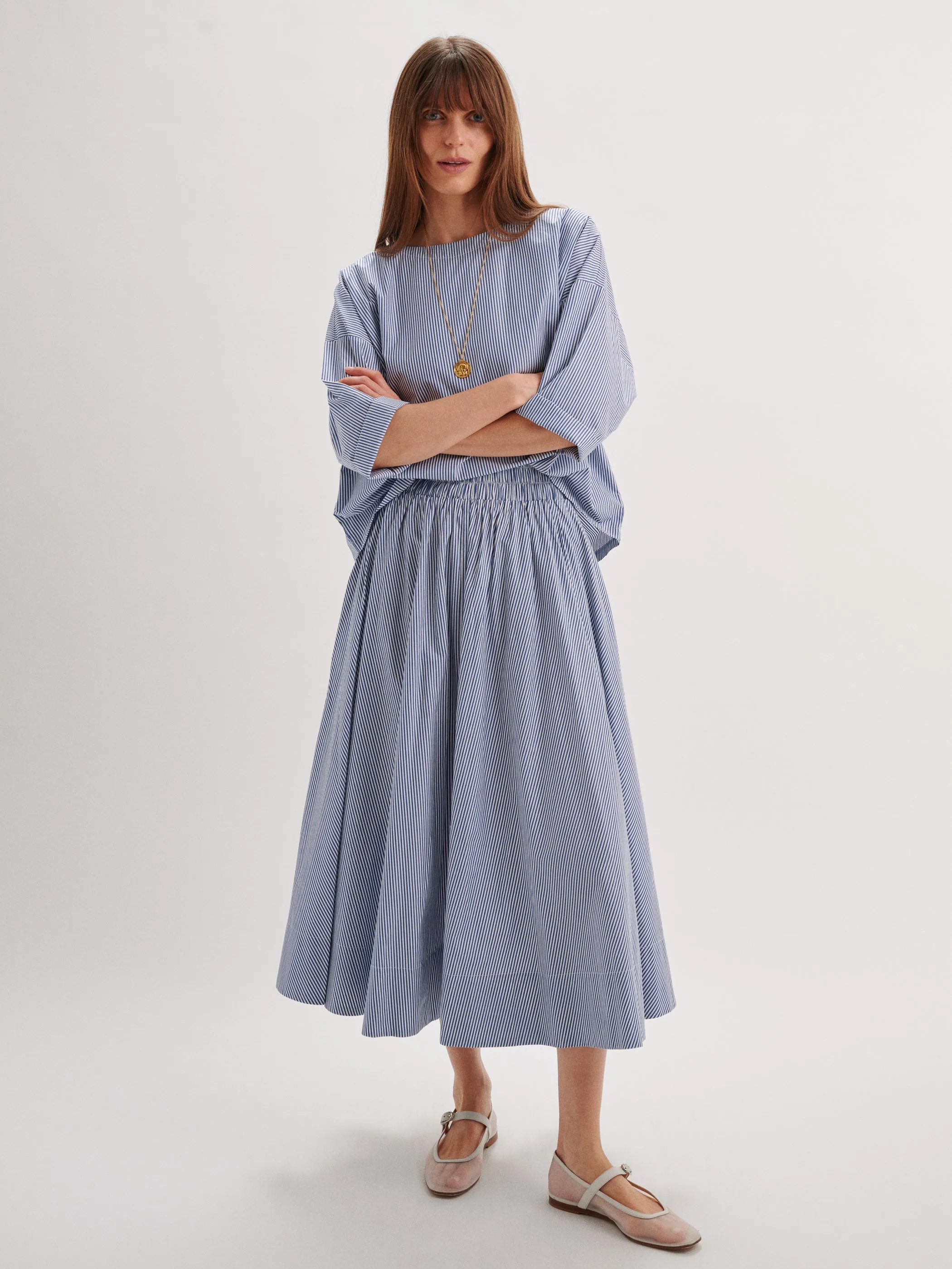 The Saria Top in Cotton Poplin