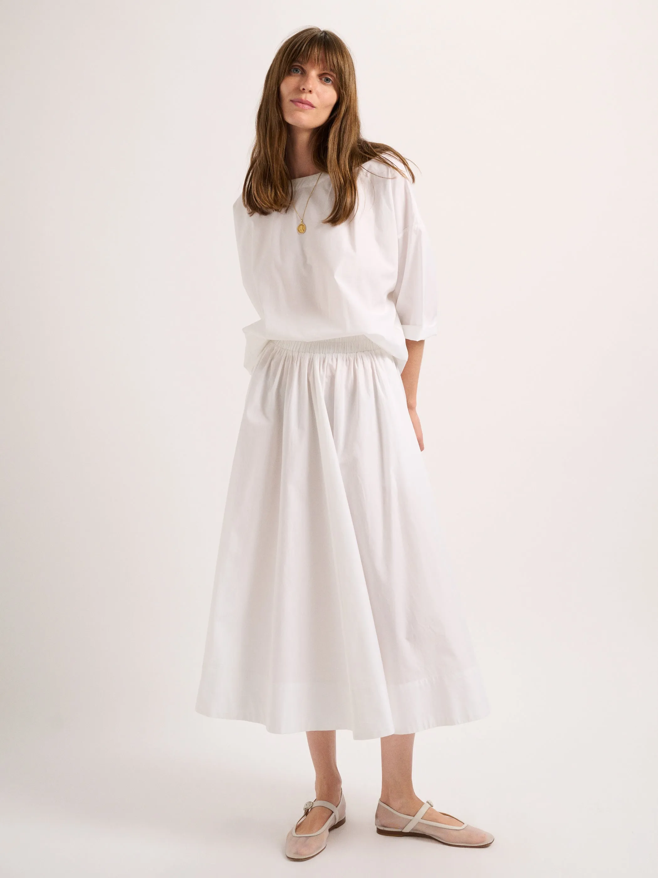 The Saria Top in Cotton Poplin