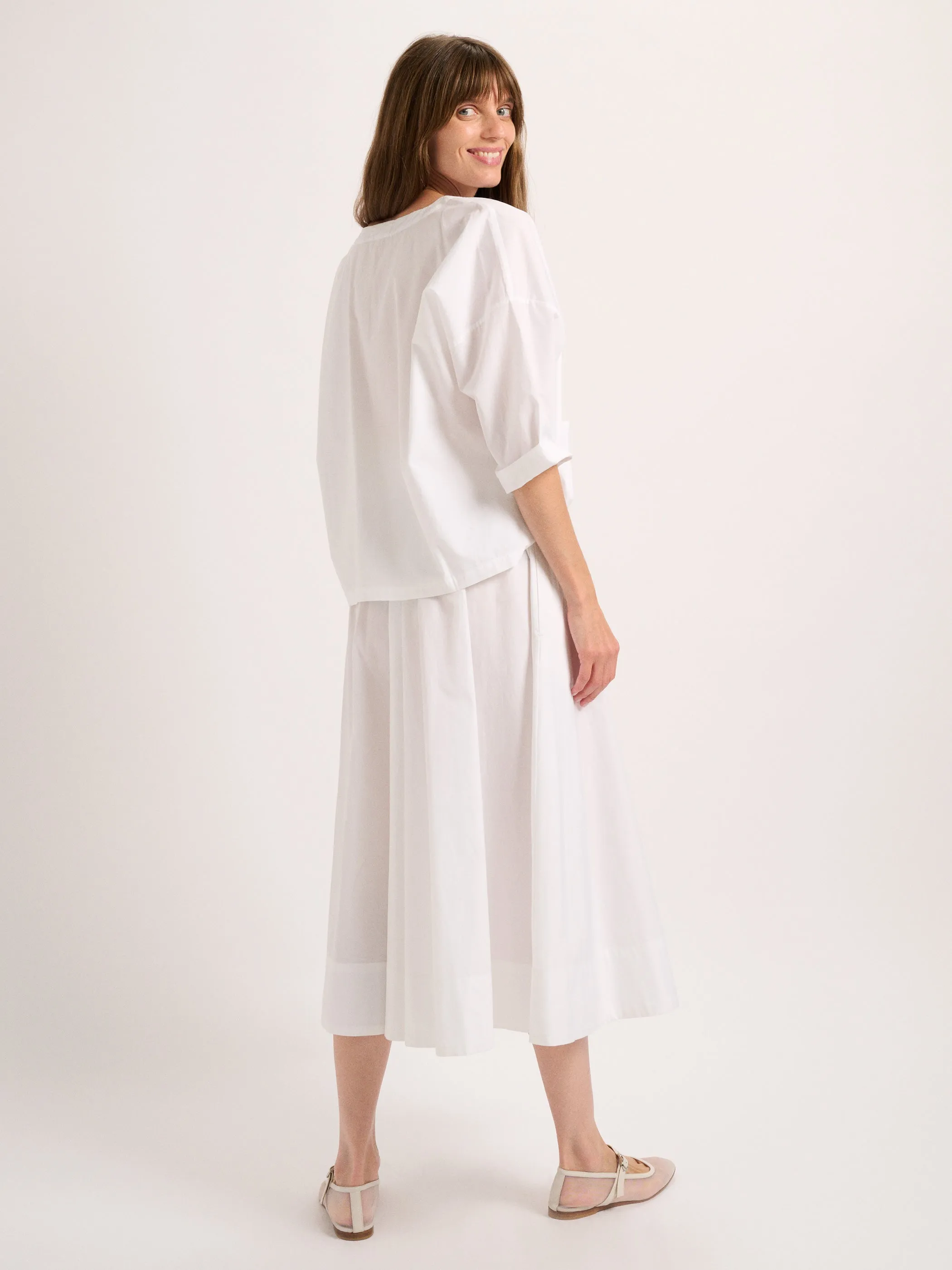The Saria Top in Cotton Poplin