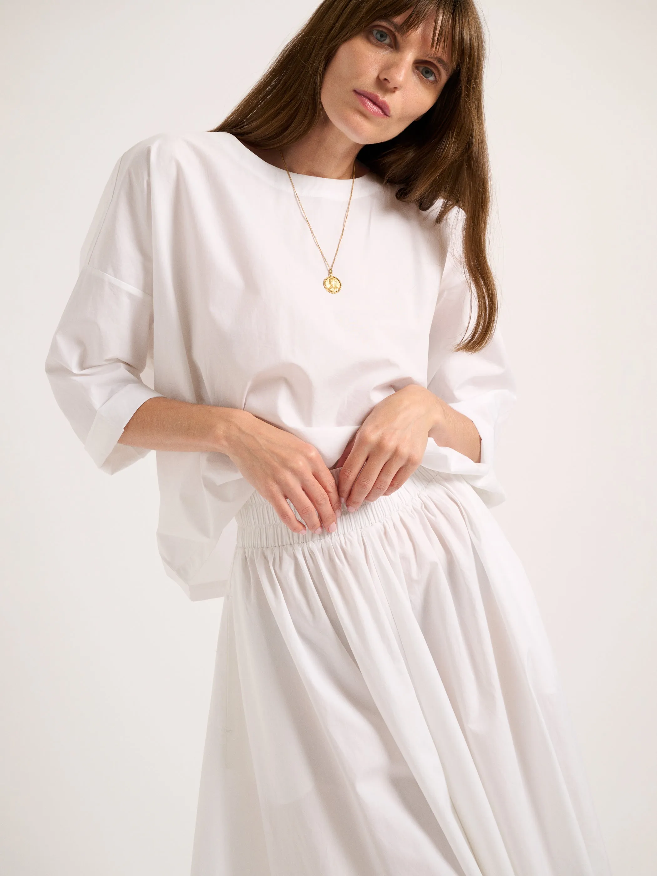 The Saria Top in Cotton Poplin