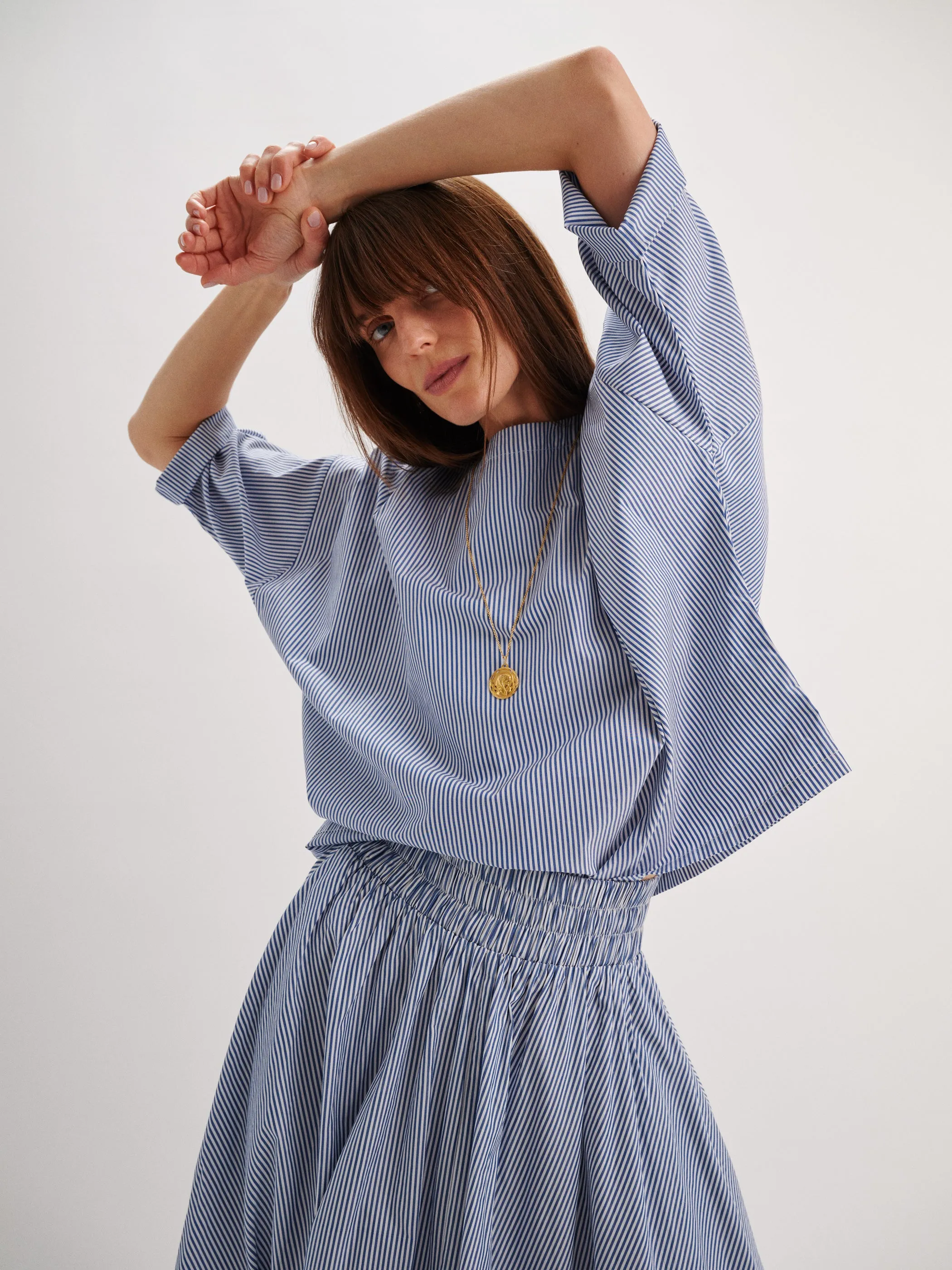 The Saria Top in Cotton Poplin