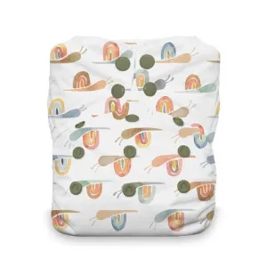 Thirsties - Rainbow Snails - Snap, Natural - One Size All-in-One