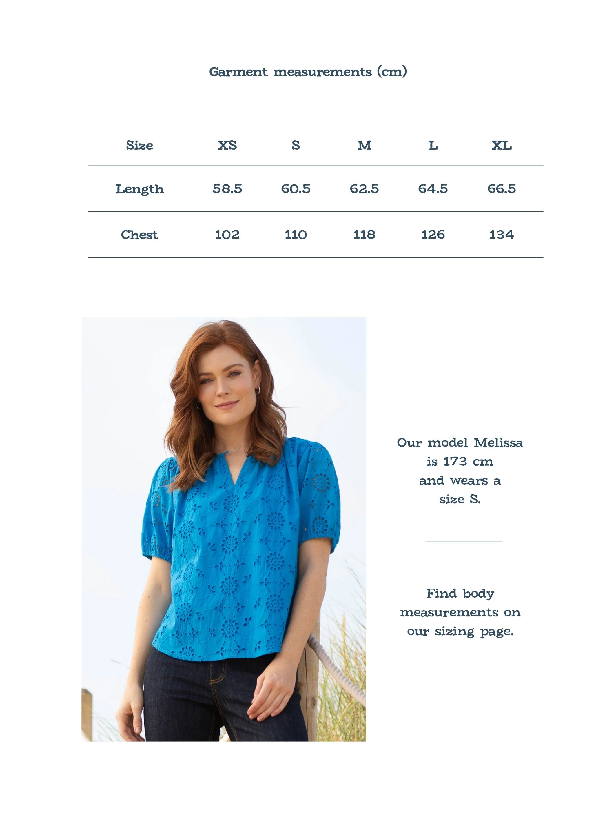 Tincleton broderie blouse