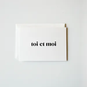 Toi et Moi