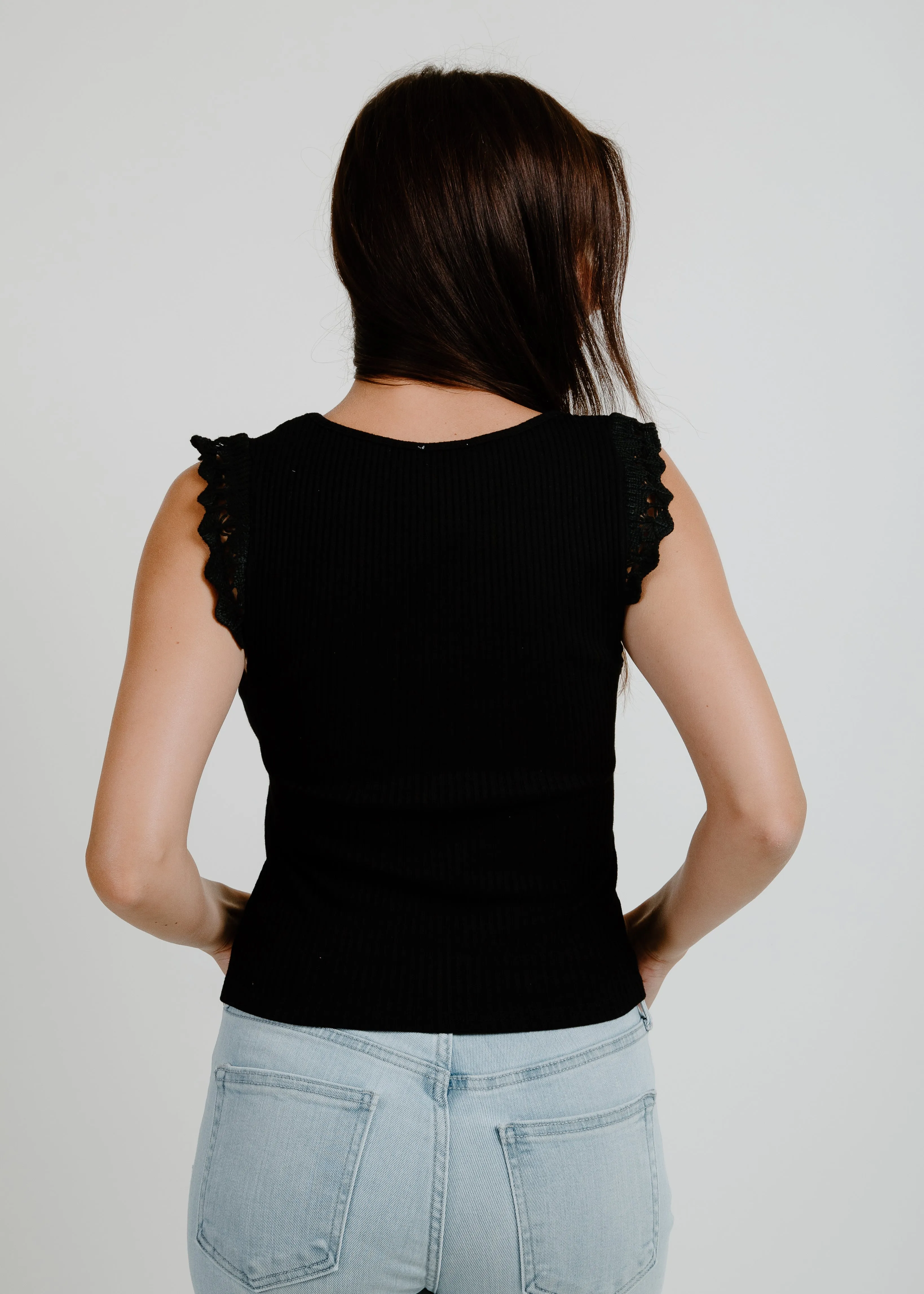 Trust Your Gut Top - Black