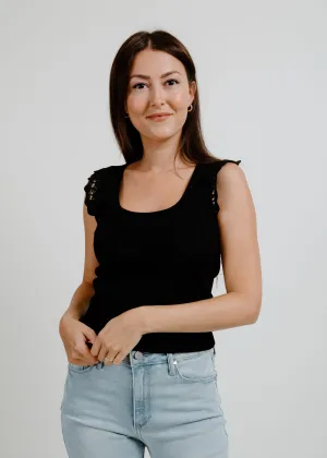 Trust Your Gut Top - Black