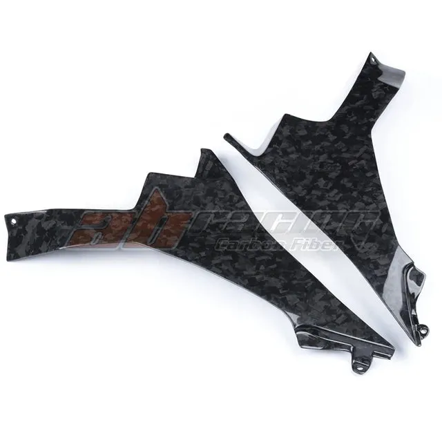 Under Tank Side Panels For Kawasaki Ninja 400 2018 2023 Carbon Fiber 100%